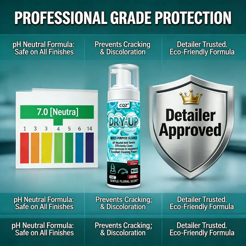 Multi-Purpose Foam Cleaner, pHNeutral WaterlessDeepCleaning Foam for Shoes,Car Interior & Home,Gentle FloralScent (200ml)