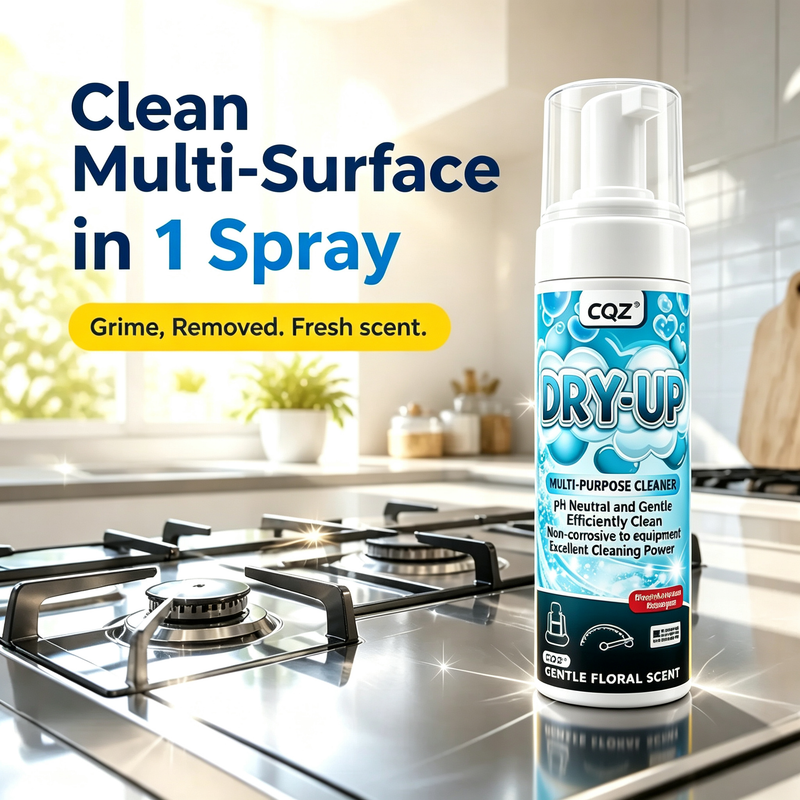 Multi-Purpose Foam Cleaner, pHNeutral WaterlessDeepCleaning Foam for Shoes,Car Interior & Home,Gentle FloralScent (200ml)